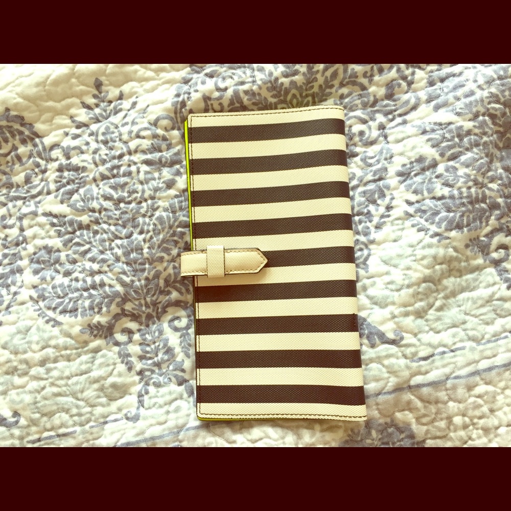 J Crew leather travel wallet